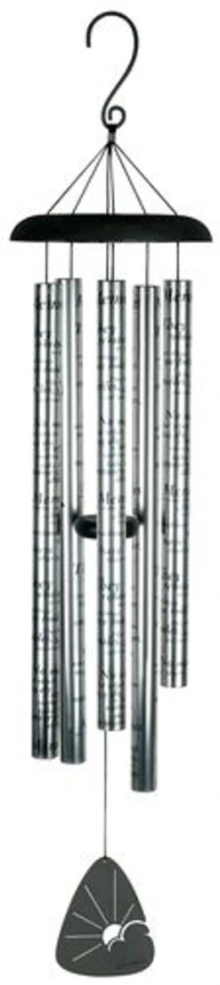 44" Silver Signature Sonnets Memories Outdoor Patio Garden Wind Chime