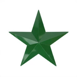 36" Hunter Green Country Rustic Christmas Star Outdoor Patio Wall Decor