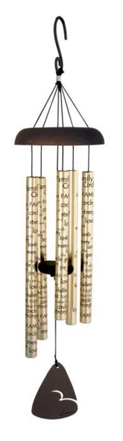 30" Gold Signature Sonnets Comfort And Light Outdoor Patio Garden Wind Chime
