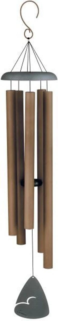 50" Bronze Speckle Outdoor Patio Garden Wind Chime