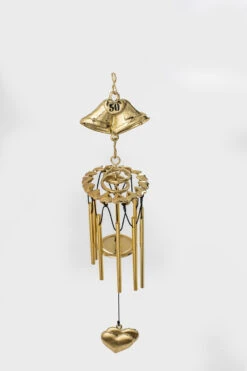 13" Gold 50th Wedding Anniversary Chime