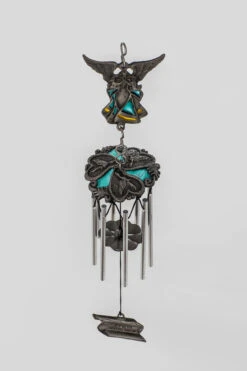 13" Blue And Silver Whispers From Heaven Bereavement Chime