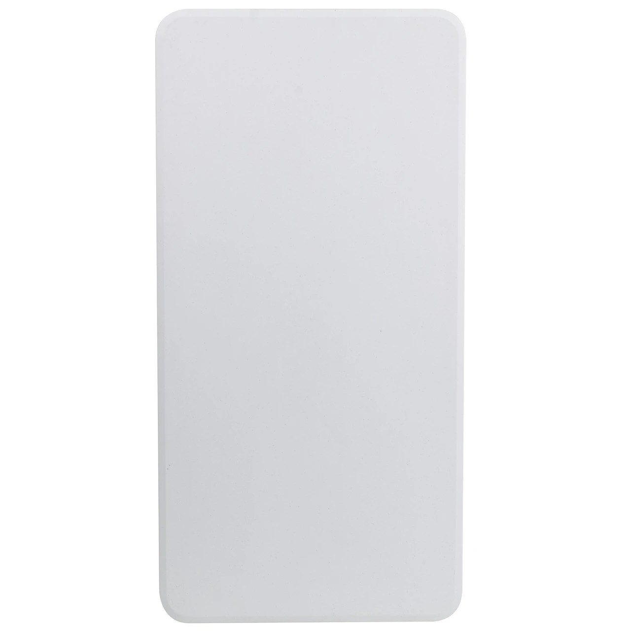 48.25" White Rectangular Outdoor Furniture Patio Folding Table - Image 3