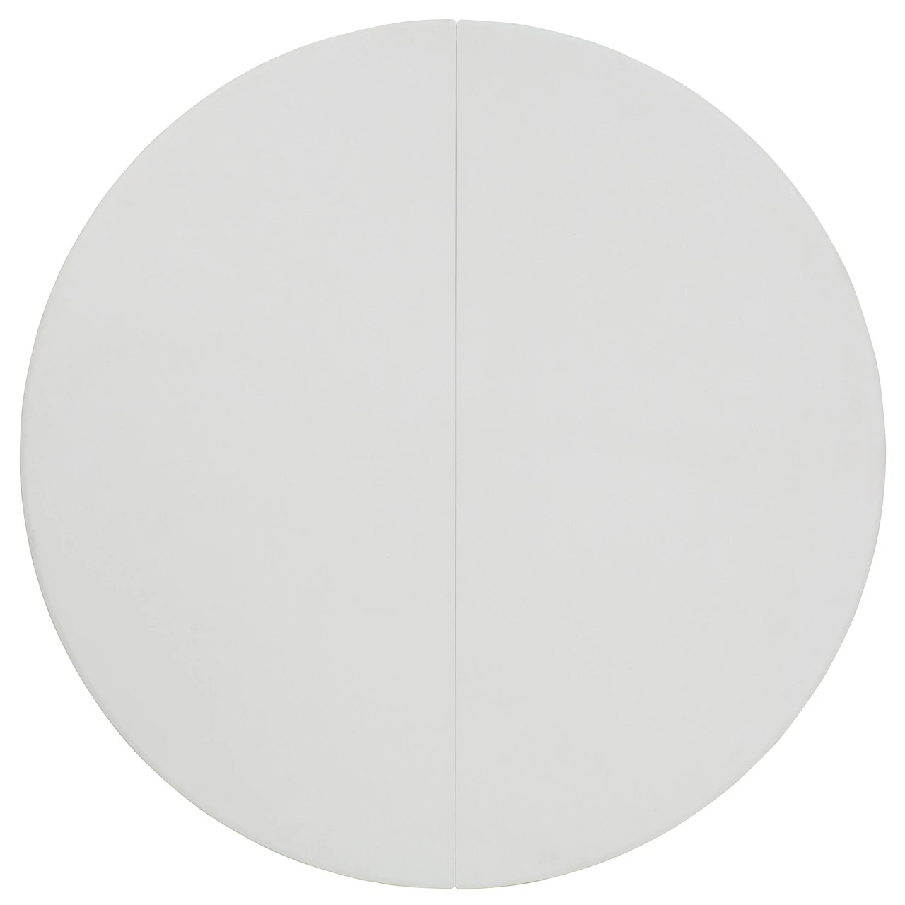 60" White Round Contemporary Outdoor Furniture Patio Folding Table - Image 3