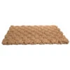 Brown Traditional Handwoven Rectangular Coir Doormat 30" X 18"