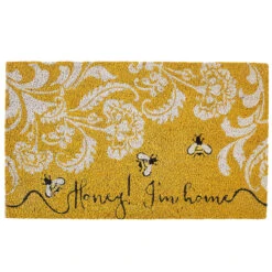 30" Honey I'm Home Rectangular Decorative Doormat
