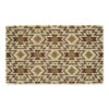 Brown And Beige Santa Fe Rectangular Coir Door Mat 30" X 18"