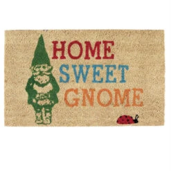 30" Home Sweet Gnome Rectangular Decorative Doormat