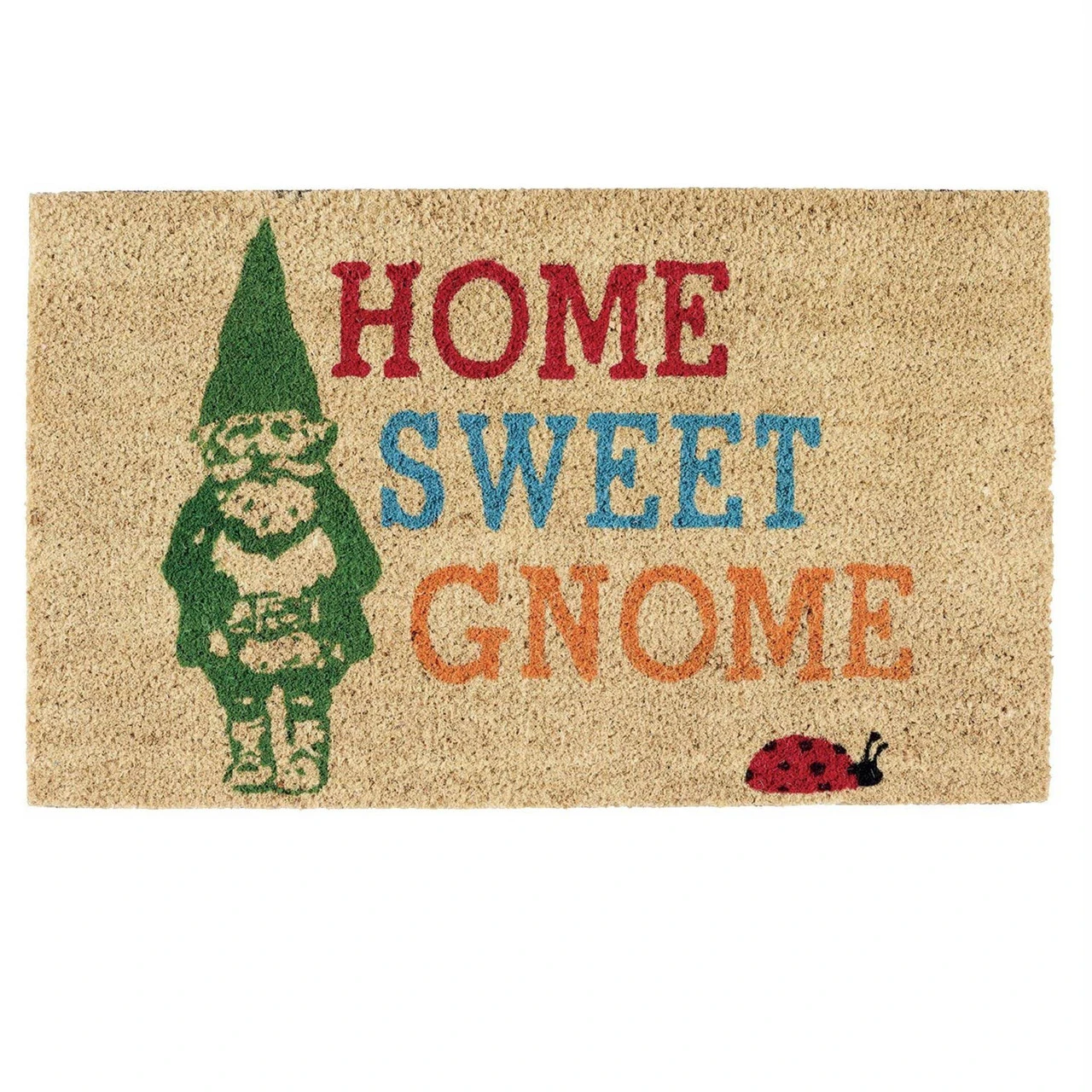 30" Home Sweet Gnome Rectangular Decorative Doormat