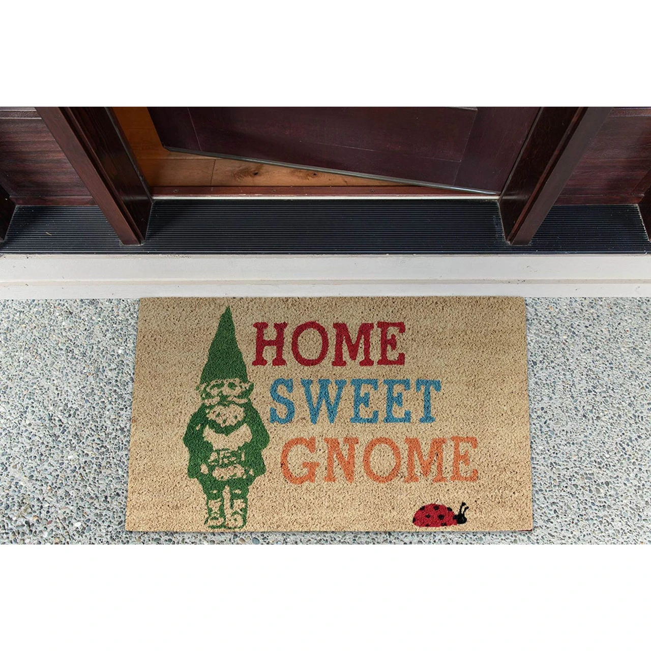 30" Home Sweet Gnome Rectangular Decorative Doormat - Image 3