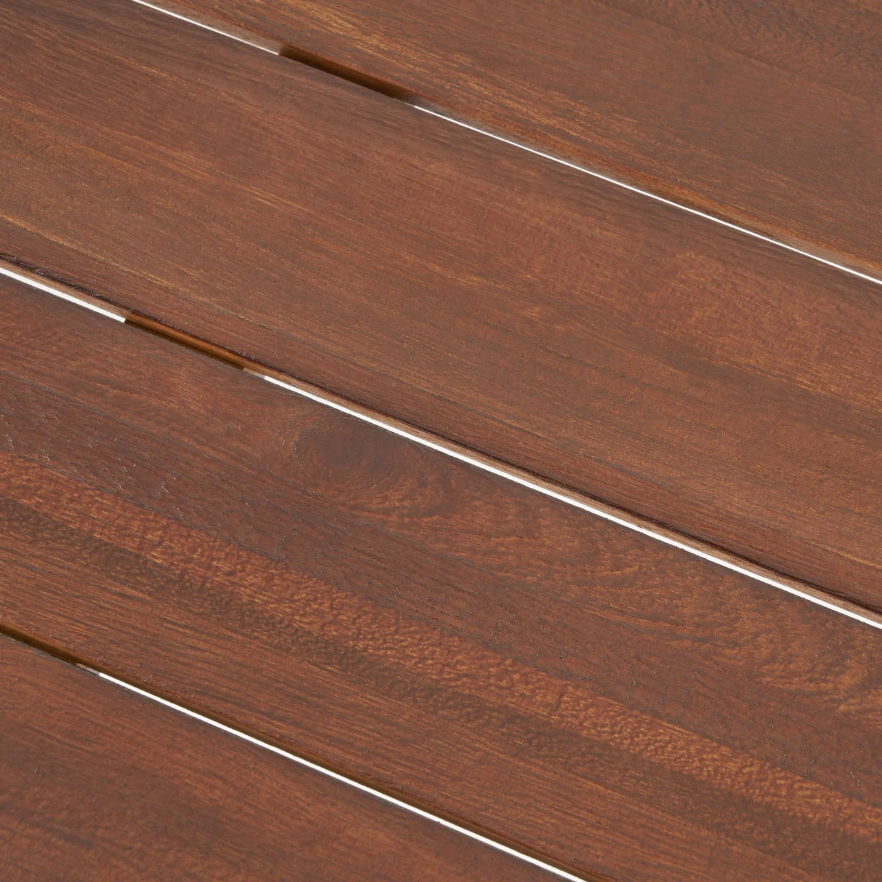 79" Brown And White Contemporary Rectangular Outdoor Dining Table - Image 4