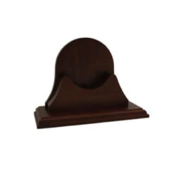 10" Black Contemporary Single Mahogany Base For Endurance