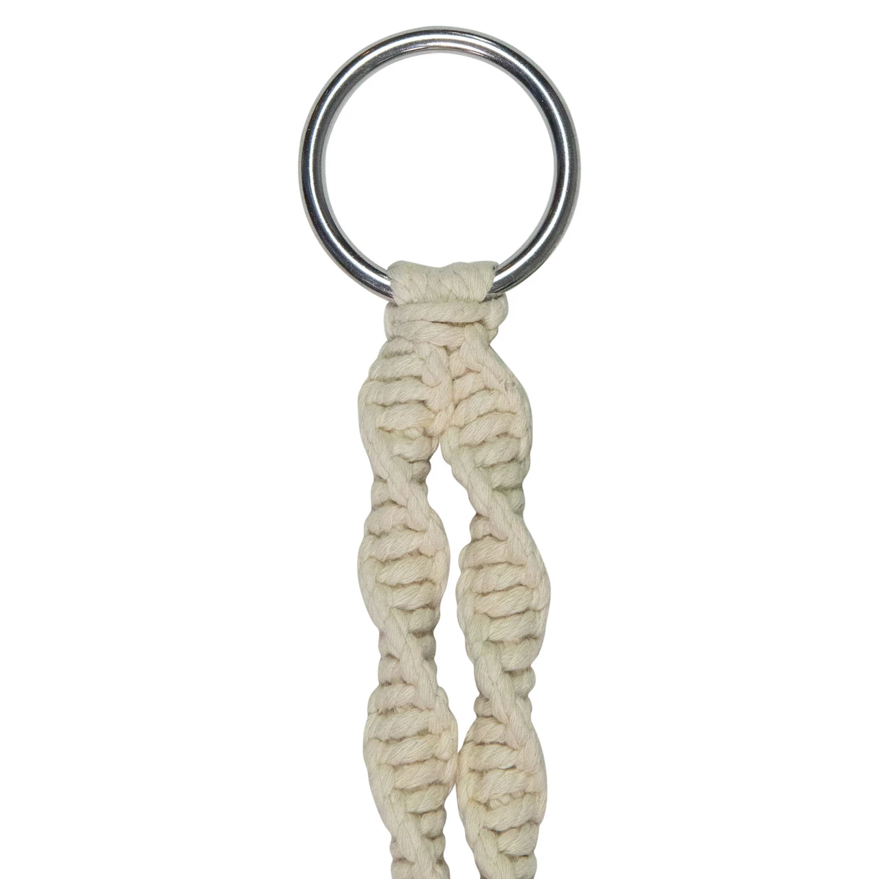 21.75" Natural Rope Wooden Swing Chair - Image 5