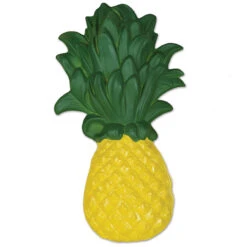 Club Pack Of 24 Green And Yellow Tropical Pineapple Party Wall Decors 18.5"